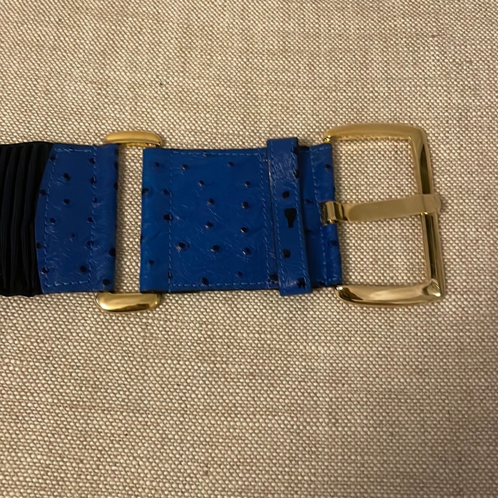 Blue and Gold Women's Belt